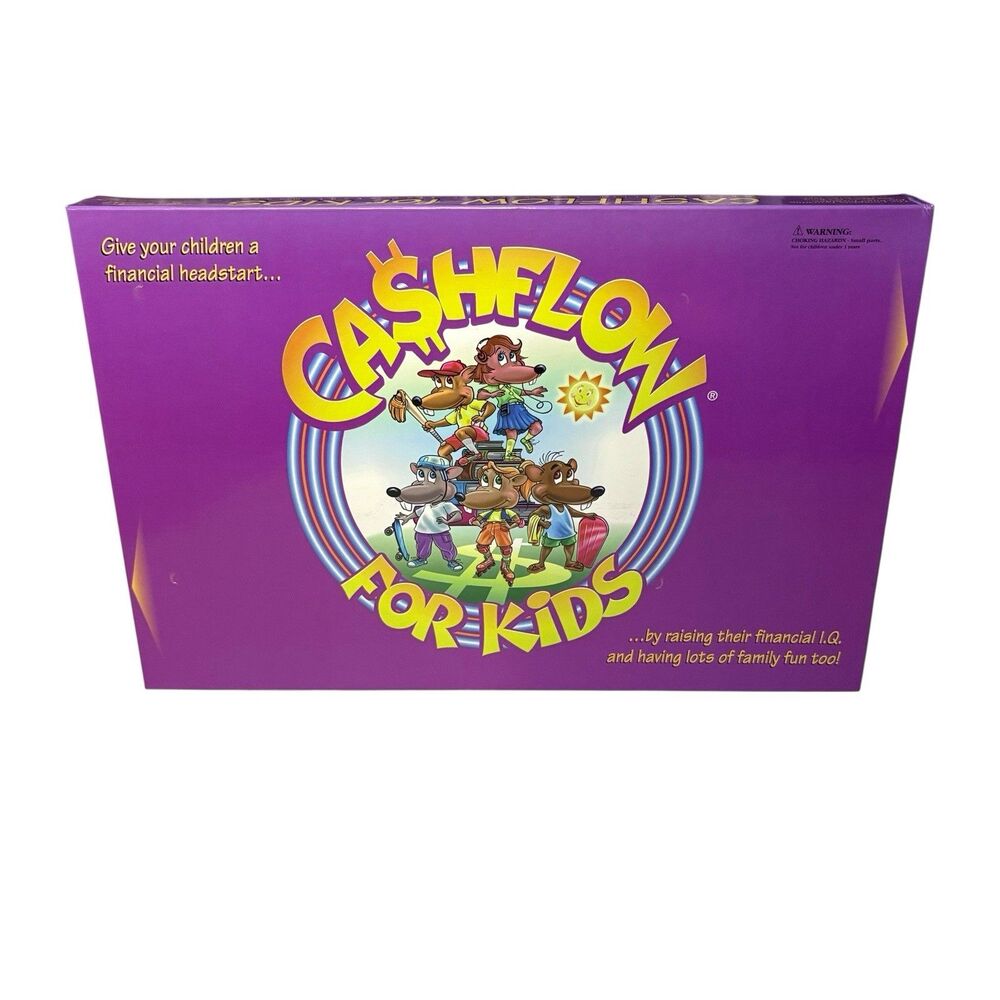 Vtg 1999 Edition Cashflow For Kids Board Game Rich Dad Poor Dad Robert Kiyosaki